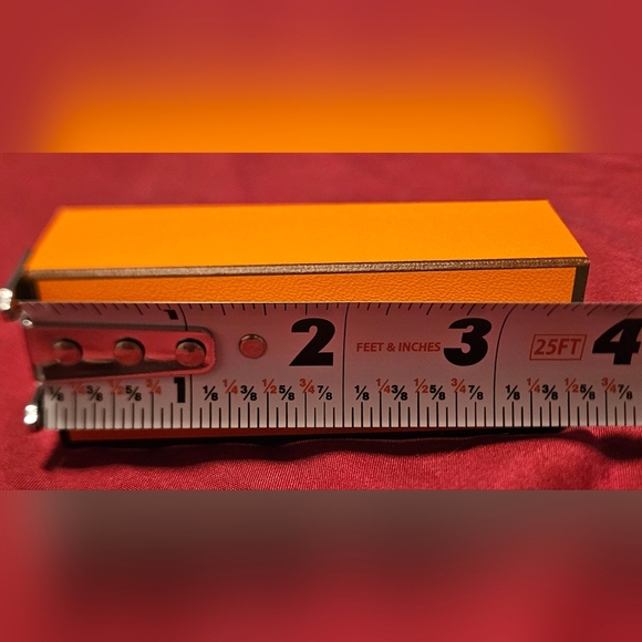 6 Hermes small box empty gift satin lipstick outer box rouge 4" x 1.5" - Picture 13 of 15